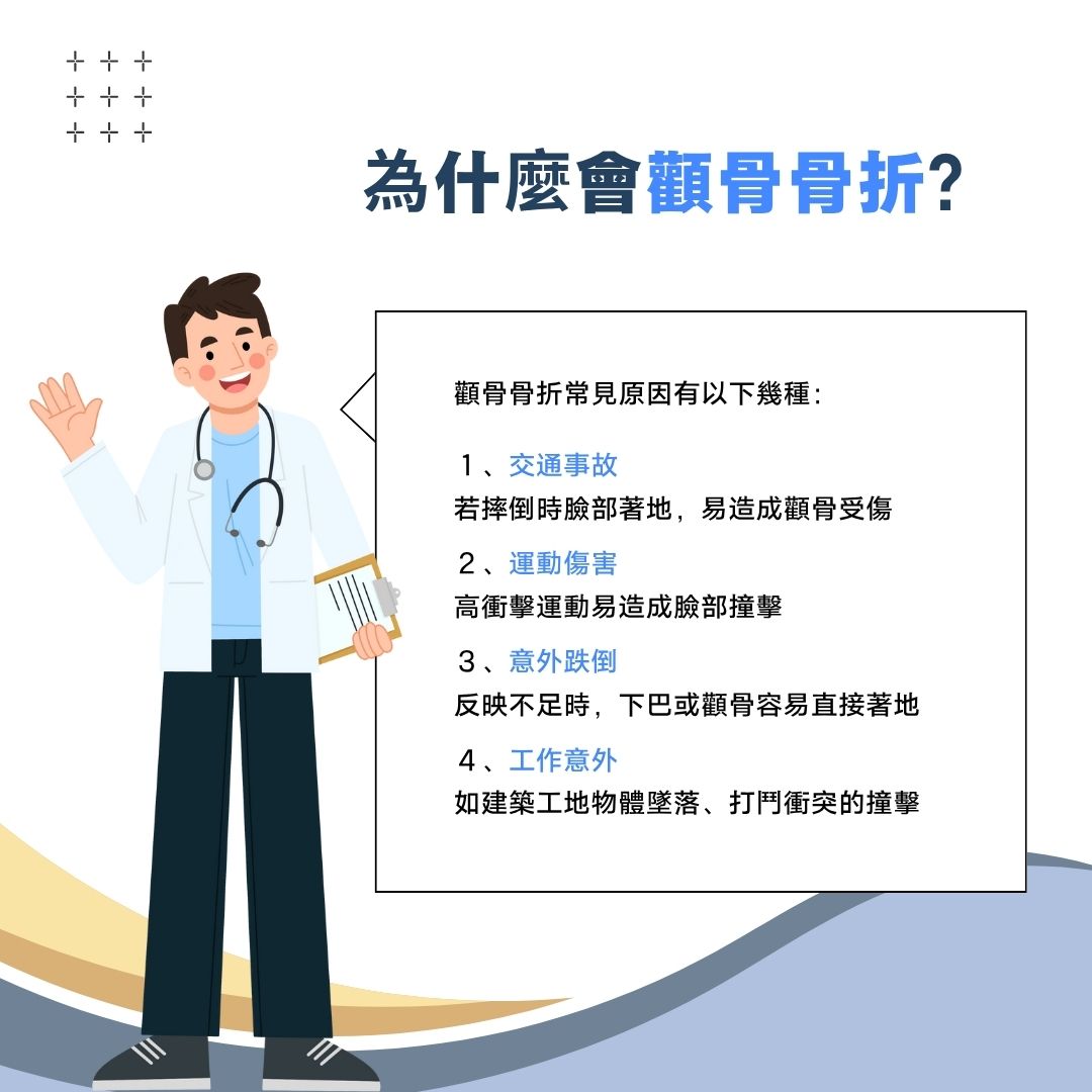 為什麼會顴骨骨折？